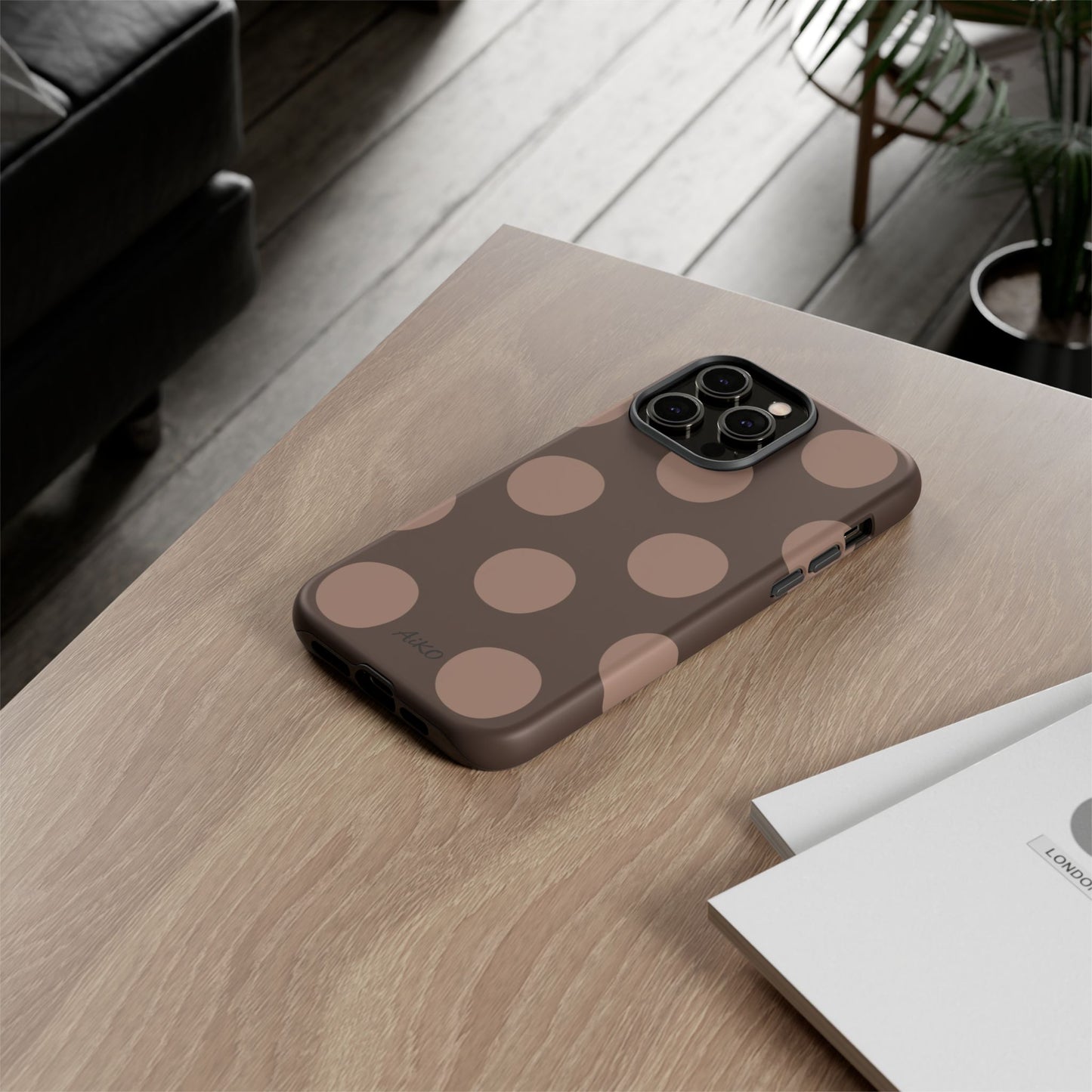 Polka Dots (Brown)