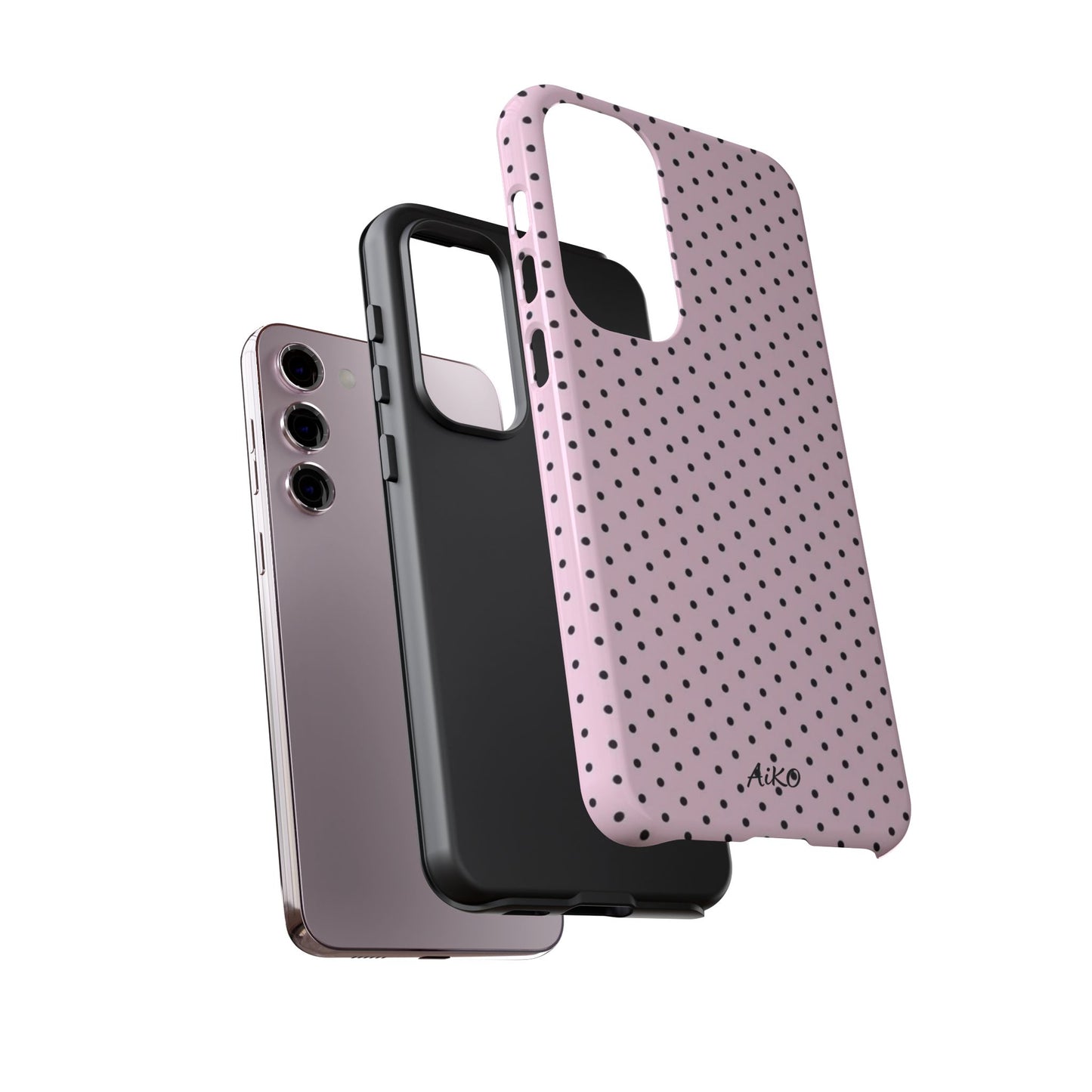 Baby Dots (Black and Pink)