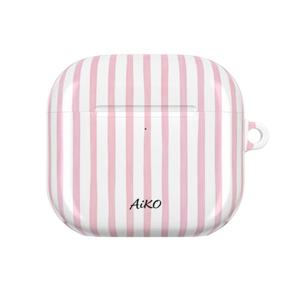 Blush Stripes AirPods Cases