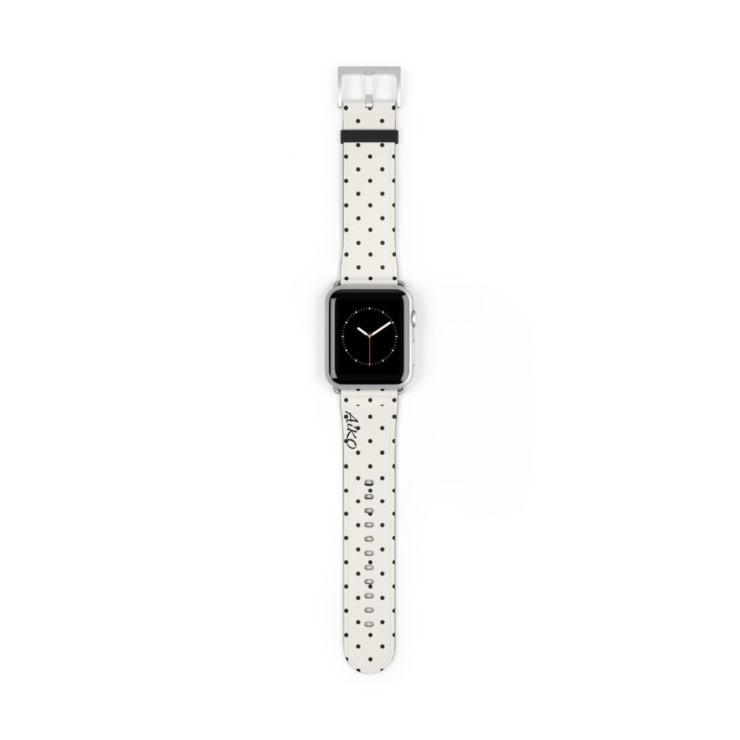 Polka Dot ( White and Black) Apple Watch Band