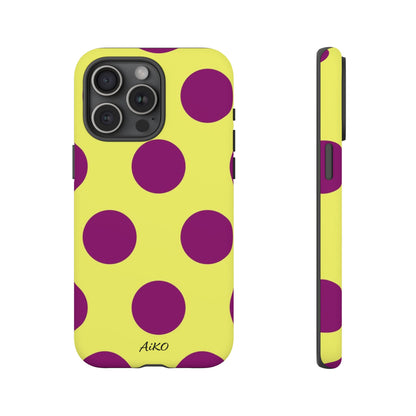 Polka Dots (Yellow & Purple)