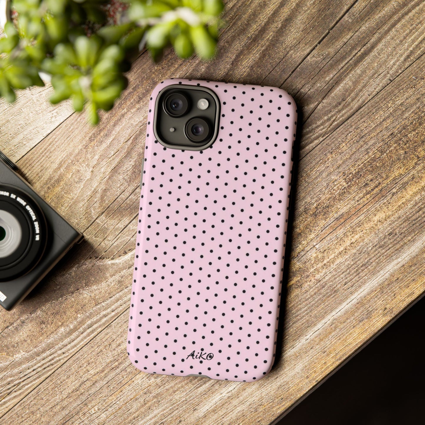 Baby Dots (Black and Pink)