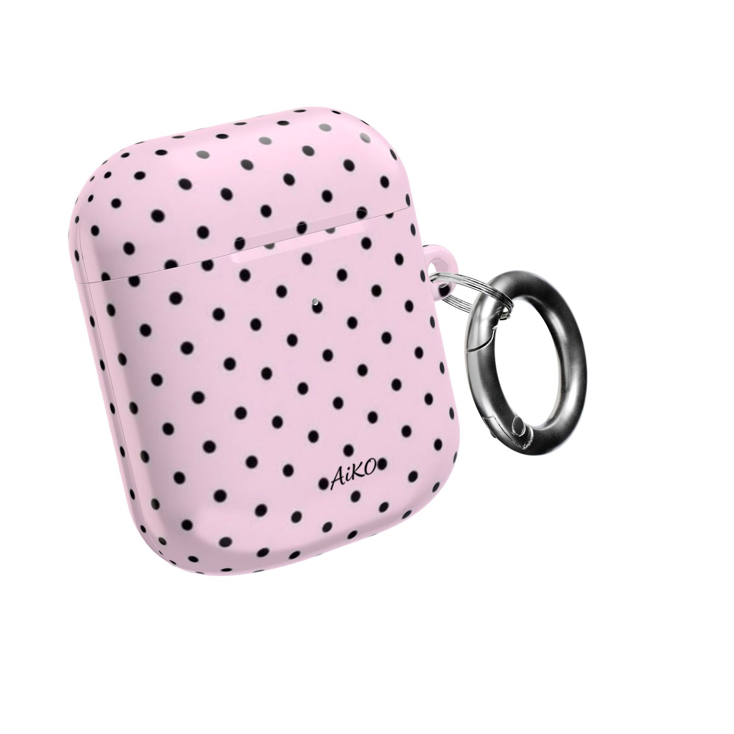 Polka Dot ( Pink and Black) AirPods Cases